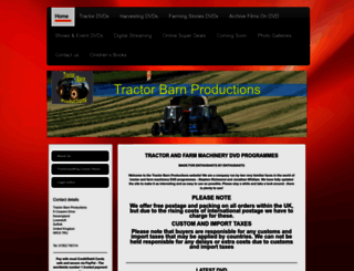 tractorbarnproductions.com screenshot