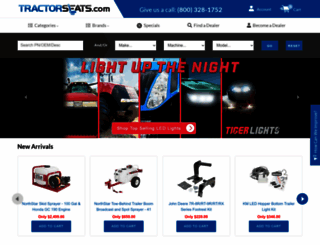 tractorseats.com screenshot