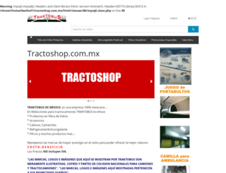 tractoshop.com.mx screenshot