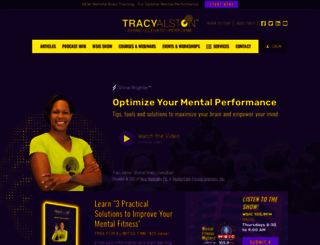 tracyalston.com screenshot