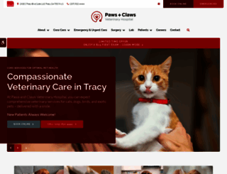tracyvets.com screenshot