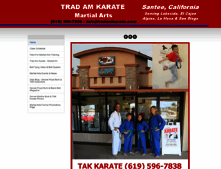 tradamkarate.com screenshot