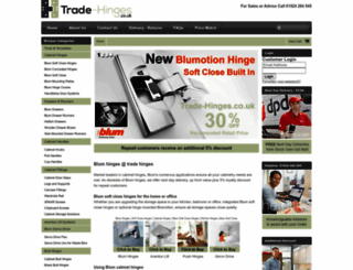 trade-hinges.co.uk screenshot