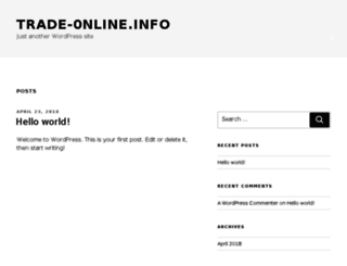trade-online.info screenshot