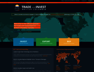 trade.britishcolumbia.ca screenshot