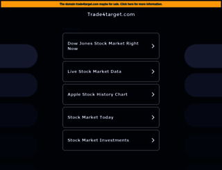 trade4target.com screenshot