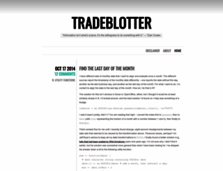 tradeblotter.wordpress.com screenshot