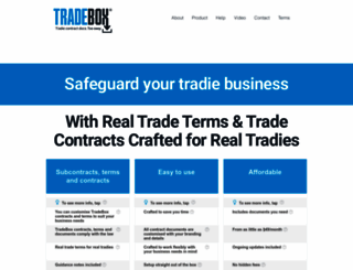 tradebox.co.nz screenshot