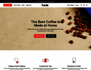 tradecoffeeco.com screenshot