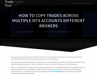 tradecopier.net screenshot