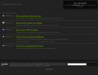 tradefinder.co.uk screenshot