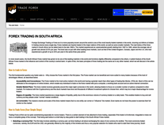 tradeforexinsa.co.za screenshot