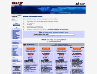 tradeformation.co.uk screenshot