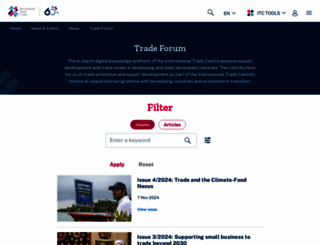 tradeforum.org screenshot