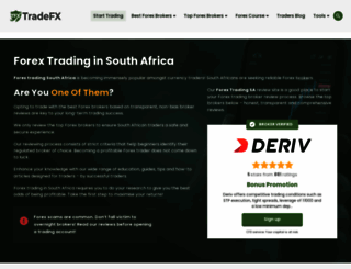 tradefx.co.za screenshot