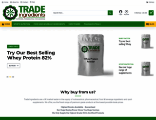 tradeingredients.com screenshot