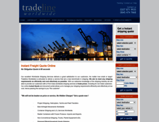 tradelineworldwide.com screenshot