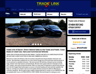 tradelinkdevon.co.uk screenshot