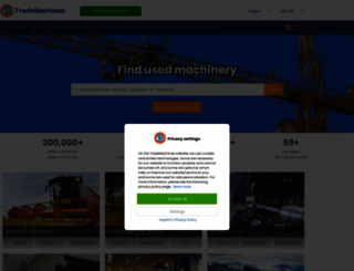 trademachines.co.uk screenshot