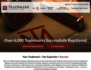 trademarklawyerfirm.com screenshot