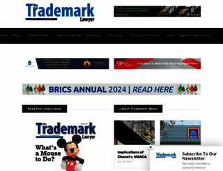trademarklawyermagazine.com screenshot