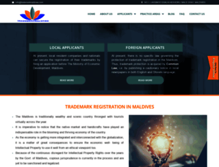 trademarkmaldives.com screenshot
