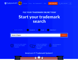 trademarks411.com screenshot
