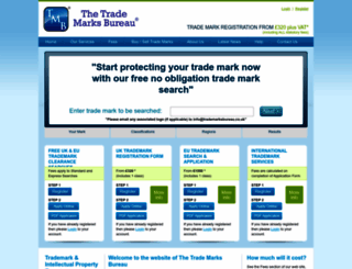 trademarksbureau.co.uk screenshot