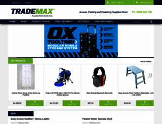 trademax.co.nz screenshot