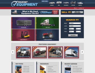 tradenetequipment.com screenshot