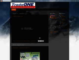 tradeoneinc.blogspot.com screenshot