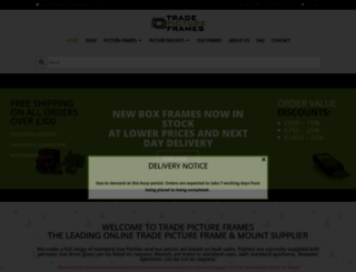 tradepictureframes.co.uk screenshot