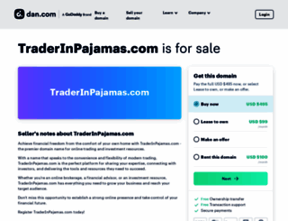 traderinpajamas.com screenshot