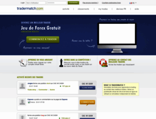 tradermatch.fr screenshot