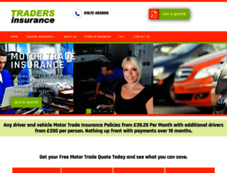 traders-insurances.co.uk screenshot