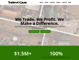 traders4acause.org screenshot