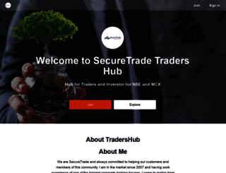 tradershub.securetrade.in screenshot