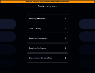 tradersking.com screenshot