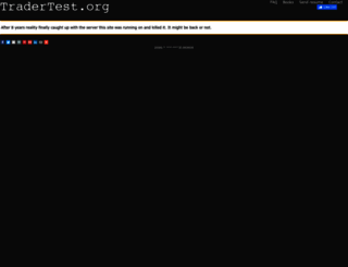 tradertest.org screenshot