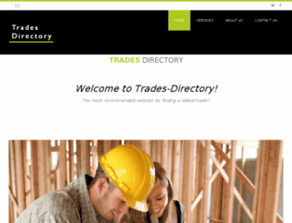 trades-directory.co.uk screenshot
