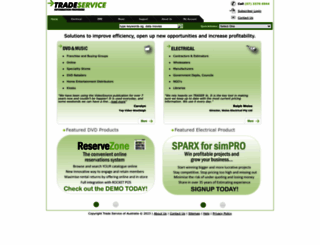 tradeservice.com.au screenshot
