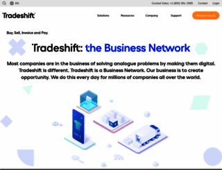 tradeshift.com screenshot
