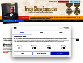 tradeshowexecutive.com screenshot