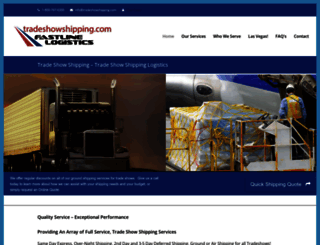 tradeshowshipping.com screenshot