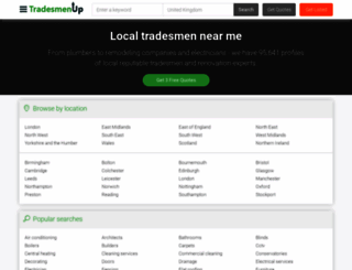 tradesmenup.co.uk screenshot