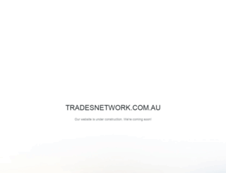tradesnetwork.com.au screenshot
