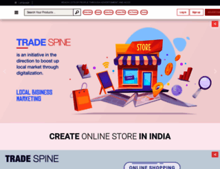 tradespine.co.in screenshot