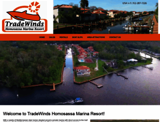 tradewinds-homosassa.com screenshot