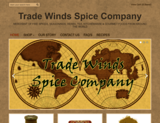 tradewindsspice.com screenshot