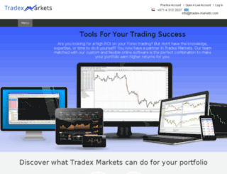 tradex-markets.com screenshot